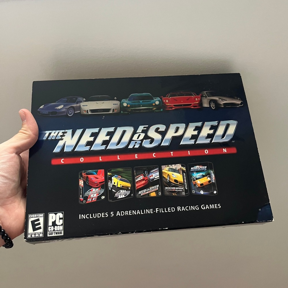 The Need for Speed Collection PC CD-ROM 5 Game Big Box Set EA 2003 Vintage